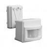 Датчик движения PMS-IR 017 1200Вт 120град. 2-12м IP44 WH Jazzwa 4895205012998