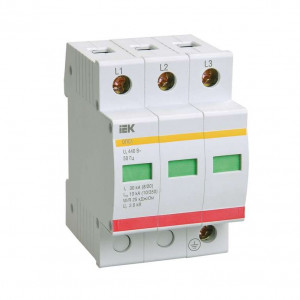 Ограничитель перенапряжения ОПС1-C 3P ИЭК MOP20-3-C