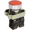 Кнопка LAY5-BA41 без подсветки красн. 1з ИЭК BBT60-BA-K04