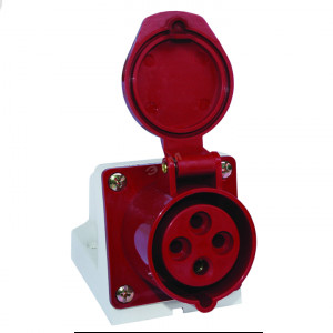 Розетка наруж. уст. 16А 380В 3P+E IP44 (114) EKF ps-114-16-380