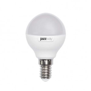 Лампа светодиодная PLED-SP G45 9Вт шар 5000К холод. бел. E14 820лм 230В JazzWay 4897062859600