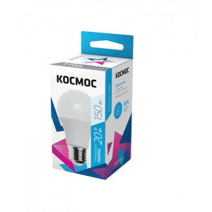 Лампа светодиодная LED BASIC A65 20Вт 220В E27 4500К КОСМОС LkecLED20wA65E2745